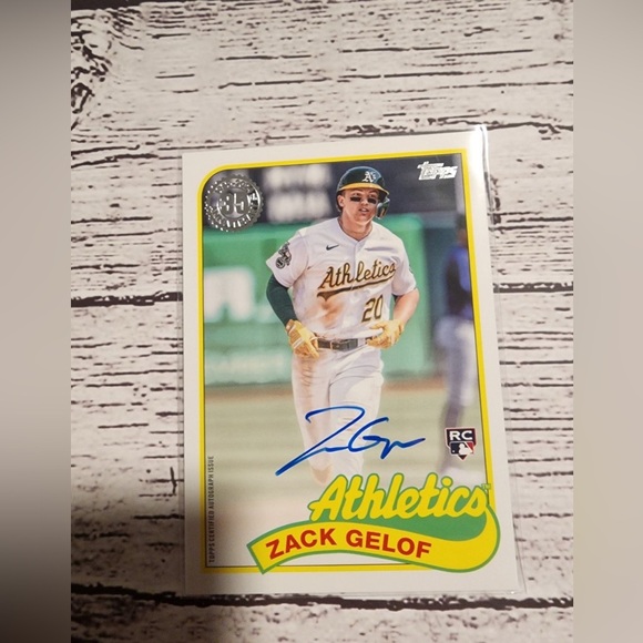 2024 Topps 89 Autograph Zack Gelof ROOKIE RC AUTO - Picture 1 of 2